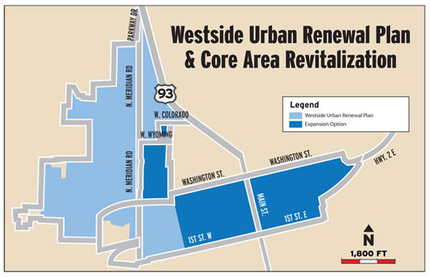 Kalispell Planning Board Recommends Expansion of West Side Urban Renewal