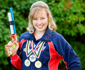 Local Girl One of Top Air Pistol Shooters in World