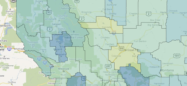 Northwest Montana Lagging in Census Response