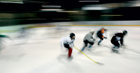 On the Ice, Away from School, High Schoolers Find Their Sport