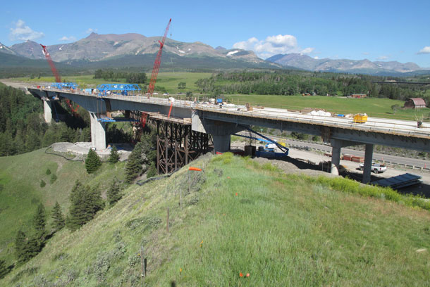 East Glacier Bridge Nears Completion