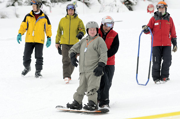 Wounded Warriors Take to the Slopes