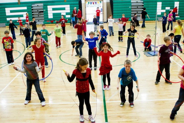 Swan River Elementary Jumps Rope for Health Awareness