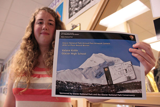Student Art Adorns New Glacier Park Pass