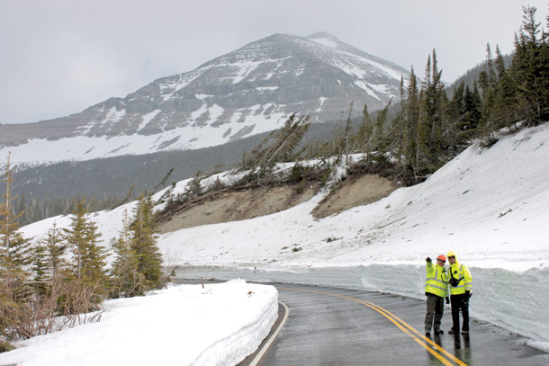 Officials Say Glacier Park Snow Plows Will Run on Schedule