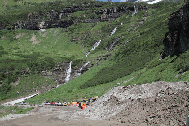 Glacier’s Sun Road Reopened After Rock Slides
