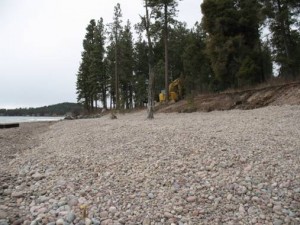 Shoreline Stabilized at Finley Point State Park