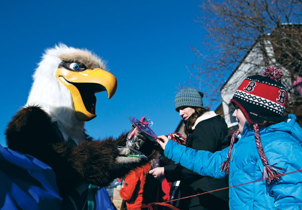 Timber the Eagle Takes Flight at FVCC