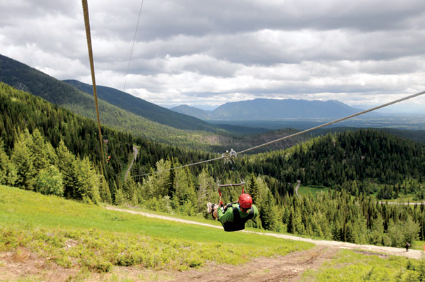 Flying the Zip Line