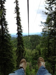 Outtakes: Zipping Down the Mountain